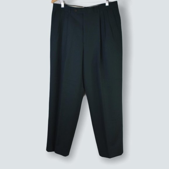Givenchy Other - Givenchy Monsieur Solid Black Dress Pants 34R